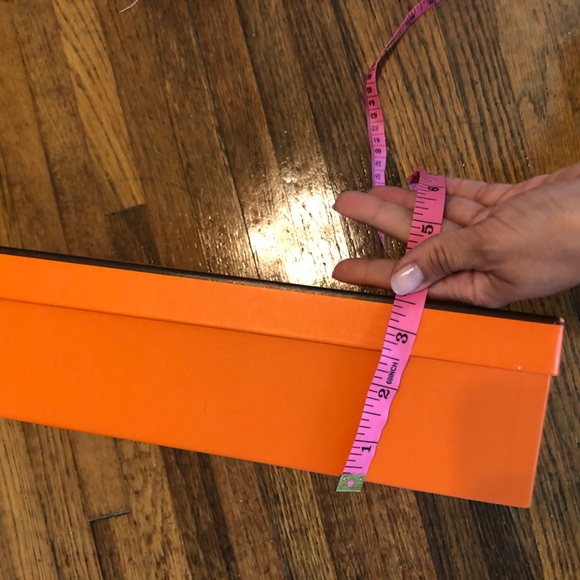 Authentic Hermes box with ribbon and card - Picture 3 of 4